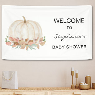 Banderoles Baby shower citrouille