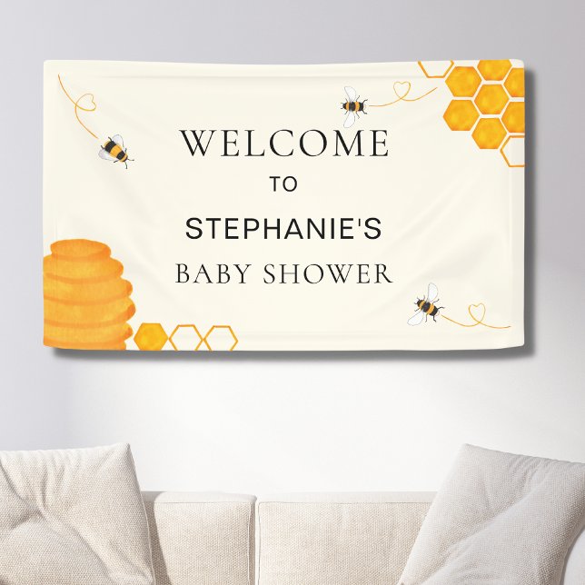 Banderoles Baby shower d'abeilles (Créateur téléchargé)