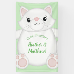 Banderoles Baby shower de chat Kitty
