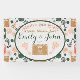 Banderoles Baby shower de révélation de genre de la salle d'é