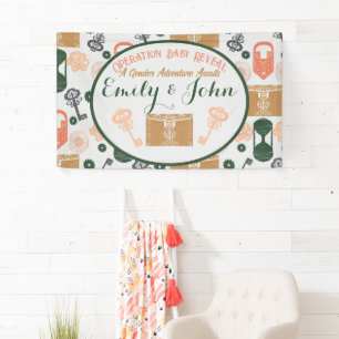 Banderoles Baby shower de révélation de genre de la salle d'é