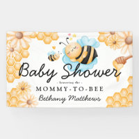 Baby shower d'été entre la momie et l'abeille