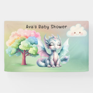 Banderoles Baby shower du Dragon Cute Pastel