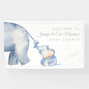 Banderoles Baby shower éléphant