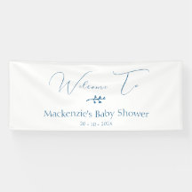 Baby Shower Horizontal Moderne Classique Minimalis