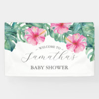 Baby shower tropical de Luau