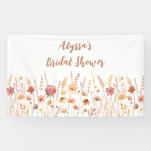 Banderoles Baigneuse de mariage bohème Terracotta à fleurs sa
