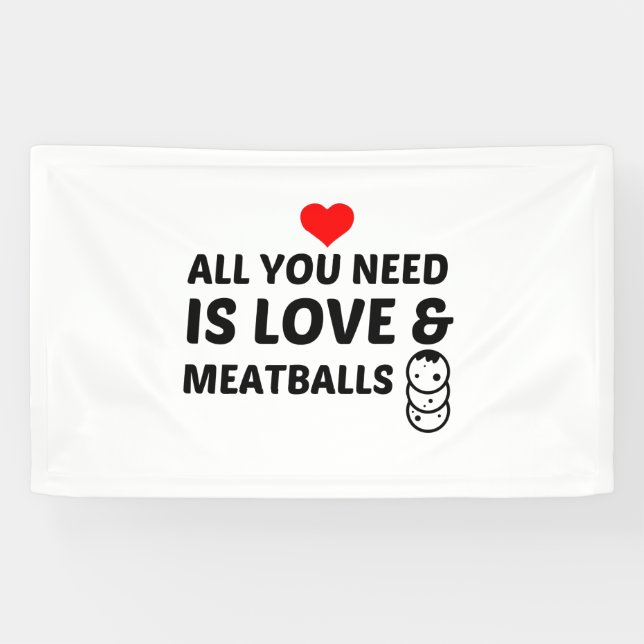 BANDEROLES BALLES DE VIANDE ET AMOUR (Horizontal)