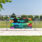 Ballons colorés foncés Joyeux Anniversaire personn