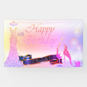Banderoles Balloons,Verre,Talon,Dress Paillettes Ombré