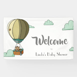 Banderoles Ballotte à air chaud avec Baby shower d'accueil po