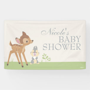 Banderoles Bambi Fête de Naissance Neutre