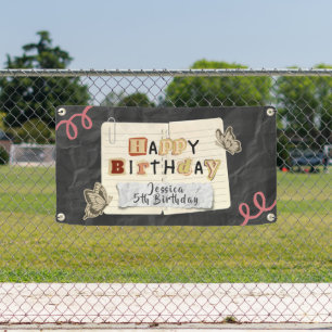 Banderoles Bandeau de bienvenue personnalisé pour anniversair