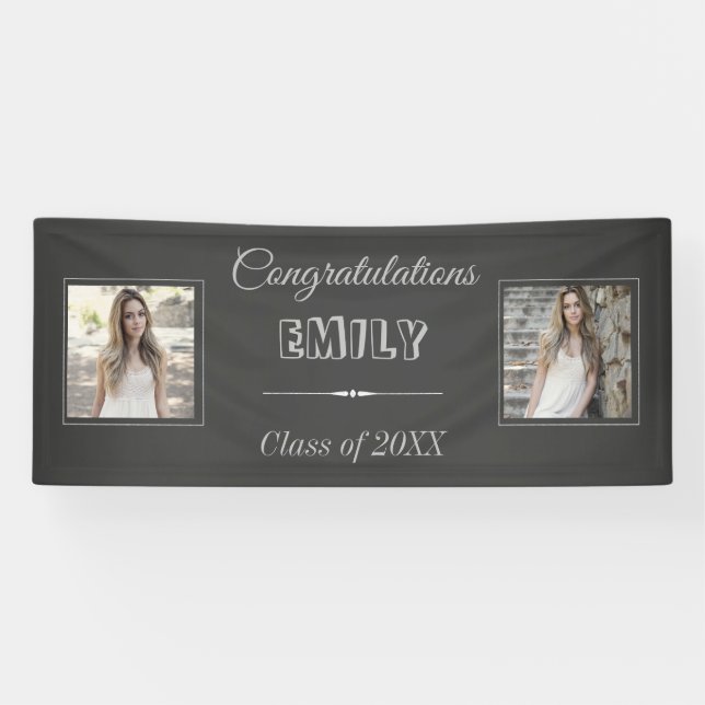 Banderoles Bandeau publicitaire pour la graduation de la phot (Horizontal)