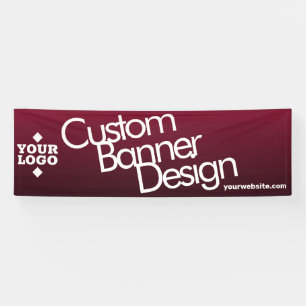 Banderoles Bandeau publicitaire sur le logo de l'entreprise