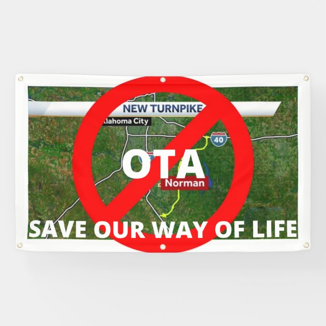 BANDEROLES BANNER - PLUS DE TURNPIKES OKLAHOMA (Horizontal)