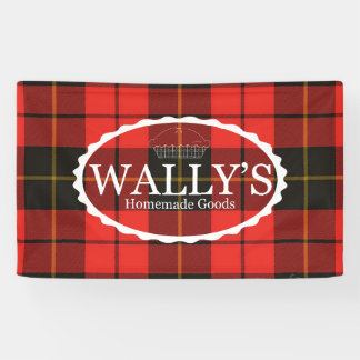 Banderoles Banner Wally's Homemade Goods