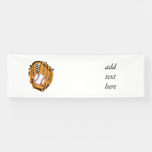 Banderoles Baseball Mitt et Ball