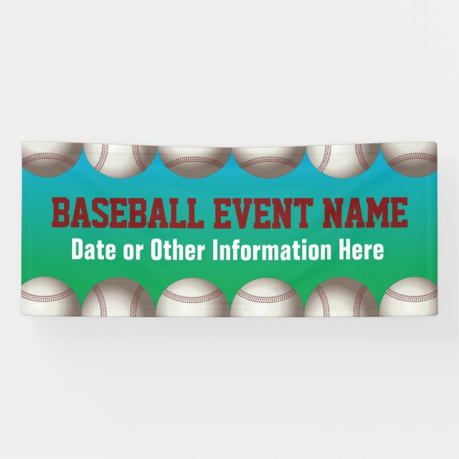 Banderoles Baseball ou sofeball (Horizontal)
