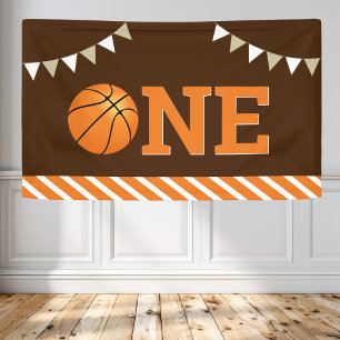 Banderoles Basket-ball 1er anniversaire fête