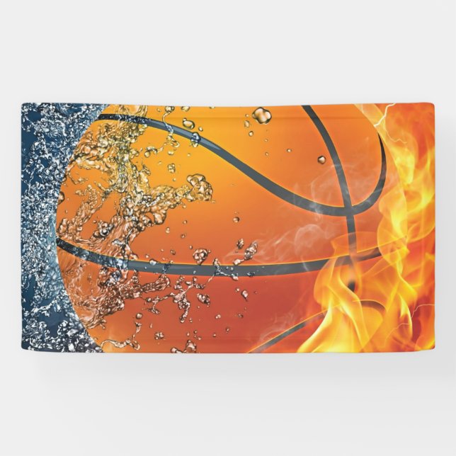 Banderoles Basket flamboyant (Horizontal)