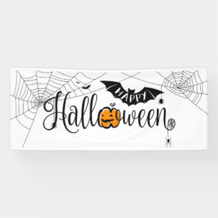 Banderoles Bat Happy Halloween