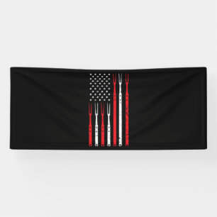 Banderoles BBQ   Chemise Pour Hommes Papa Cadeau Patriotique 