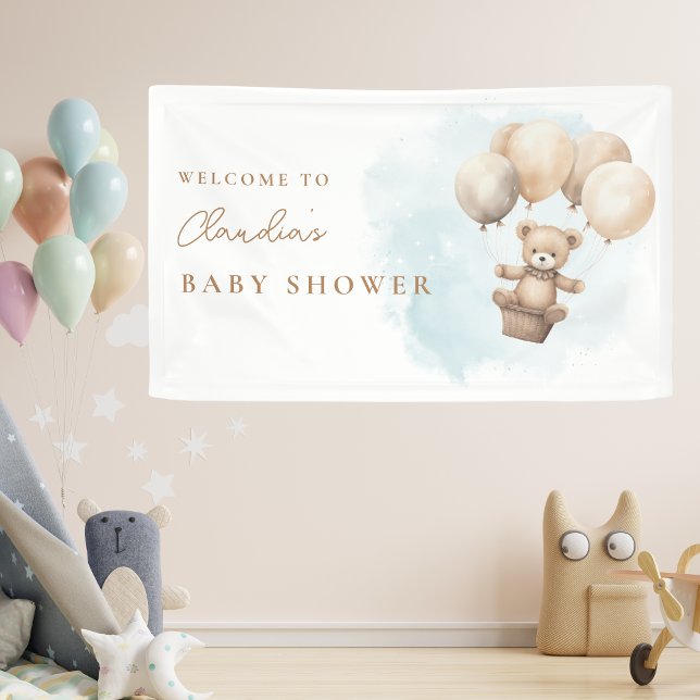 Banderoles Bearly Wait Neutral Baby Shower (Bearly Wait Baby Shower Banner)