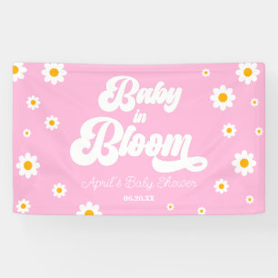 Banderoles Bébé En Fleur Fleur Fleur Fleur Fleur Baby shower
