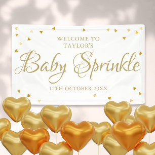 Banderoles Bébé Love Hearts Baby Sprinkle Shower Bienvenue