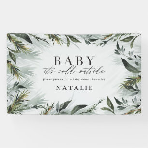 Banderoles Bébé son froid en dehors du baby shower