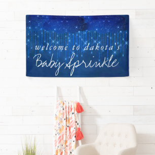 Banderoles Bébé Sprinkle Classic Blue   Moody Douche Welcome