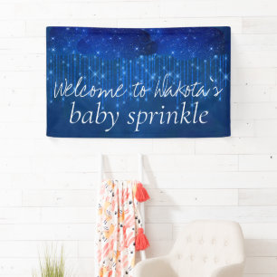 Banderoles Bébé Sprinkle Classic Blue   Moody Douche Welcome