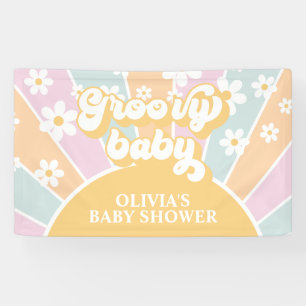 Banderoles Bébé super Retro Sunshine Pastel Daisy