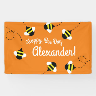 Banderoles Bee Day 1er Anniversaire de fête Décor