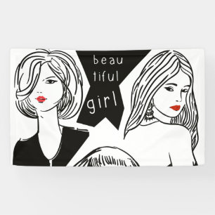 Banderoles belle fille