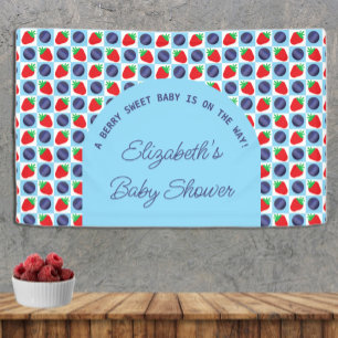 Banderoles Berry Sweet Baby shower