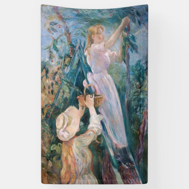 Banderoles Berthe Morisot - Le Sicker À Cerise (Vertical)