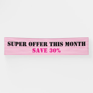 Banderoles BG Stripes Motif blanc étroit + votre dos et votre