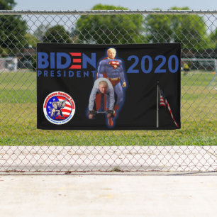Banderoles Biden 2020 : Les Républicains contre Trump