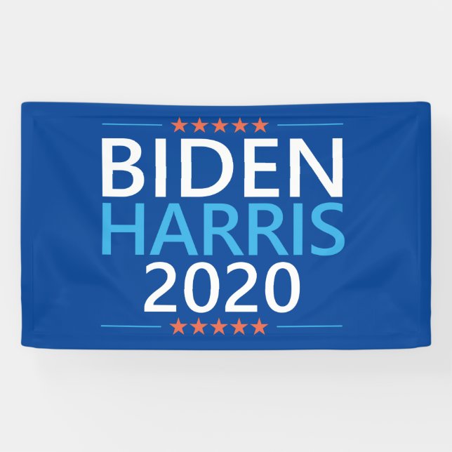Banderoles Biden Harris 2020 pour le président (Horizontal)