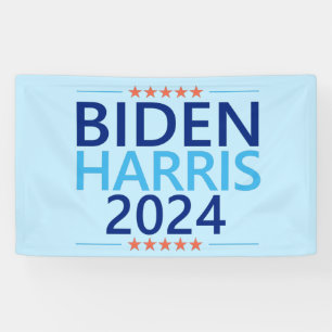 Banderoles Biden Harris 2024 pour l'élection présidentielle a