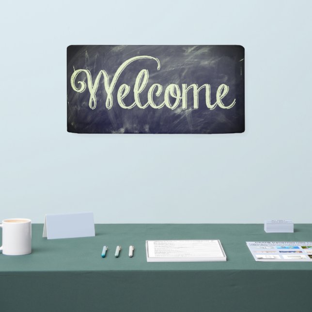 Banderoles Bienvenue (Salon professionnel)
