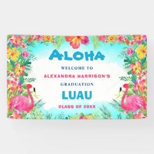Banderoles Bienvenue à la fête de remise des diplômes Aloha T