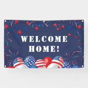 Banderoles Bienvenue à la maison Militaire Armée Patriotique