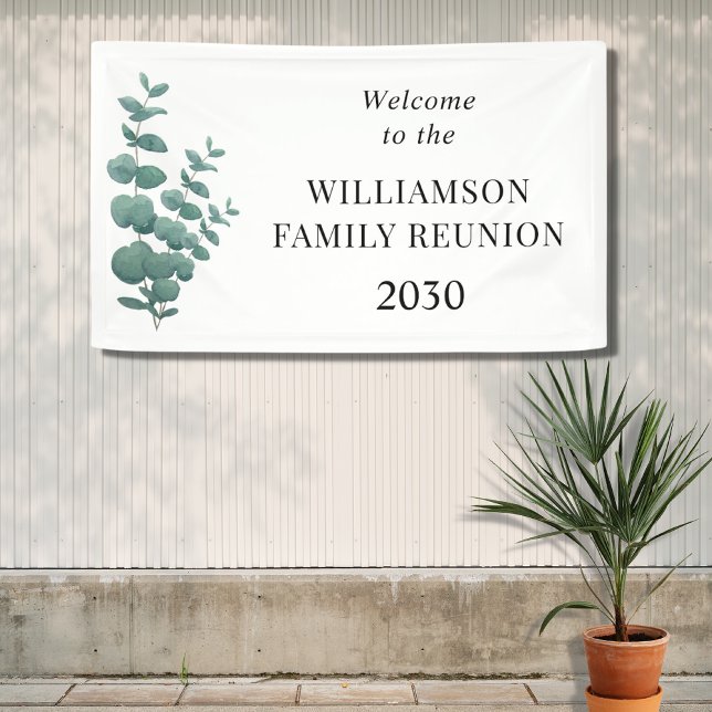 Banderoles Bienvenue à la réunion familiale (Créateur téléchargé)