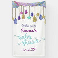 Bienvenue au Baby shower de Parties scintillant en