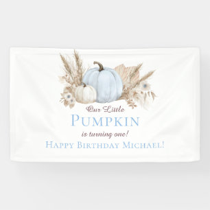 Banderoles Bienvenue pour le 1er anniversaire de Boho Blue Pu