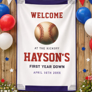 Banderoles Bienvenue pour le 1er anniversaire de First Year D