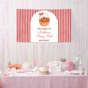 Banderoles Bienvenue pour le premier anniversaire de bébé aux